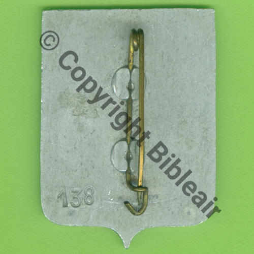 A0531 1939.42 A0531NH GC.II.1 MORVAN Alu peint  SM 2Griffes Dos lisse No138 30x40mm Src.Y.GENTY 550Eur09.24 